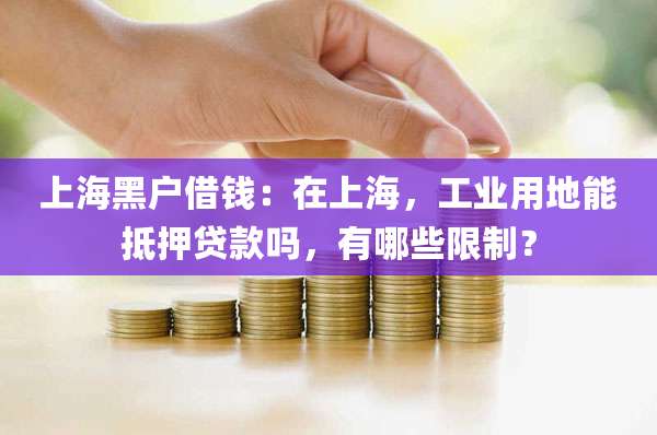上海黑户借钱:在上海,工业用地能抵押贷款吗,有哪些限制?